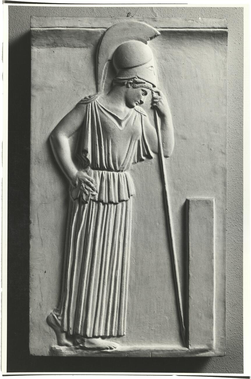 calco di scultura Rilievo con Atena 191 photo