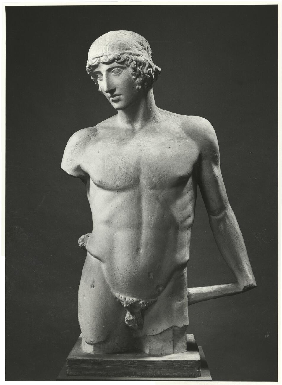 calco di scultura Statua di atleta 204 photo