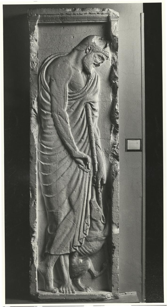 calco di scultura Stele funeraria di Alxenor 223 photo