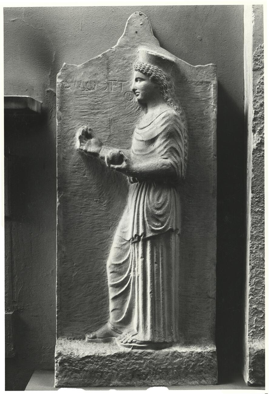 calco di scultura Stele funeraria di Amphotto 228 photo