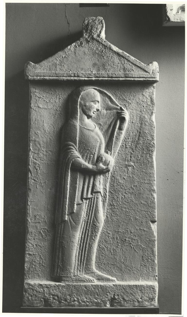 calco di scultura Stele di Polissena 232 photo