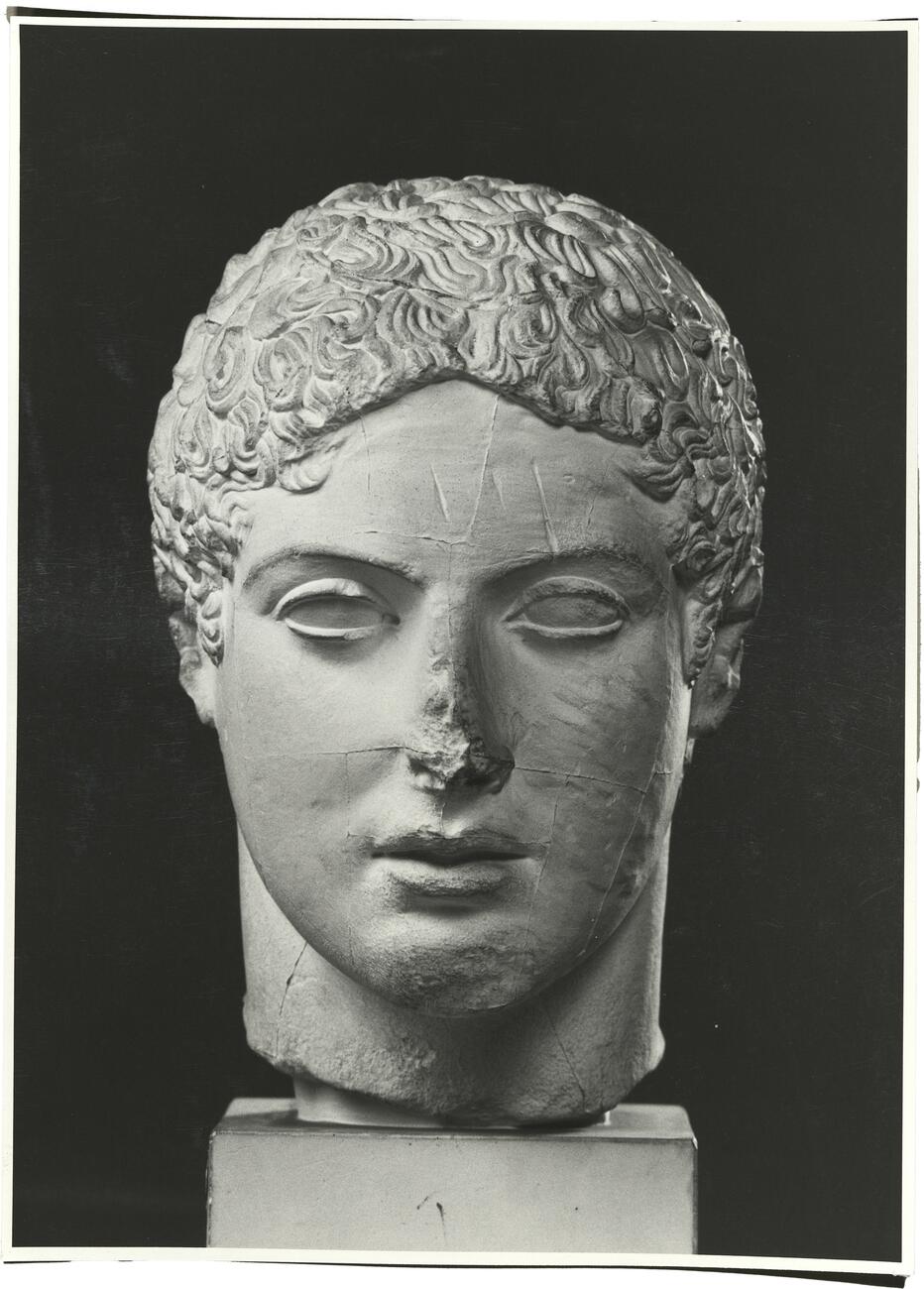 calco di scultura Testa di atleta da Perinto 247 photo