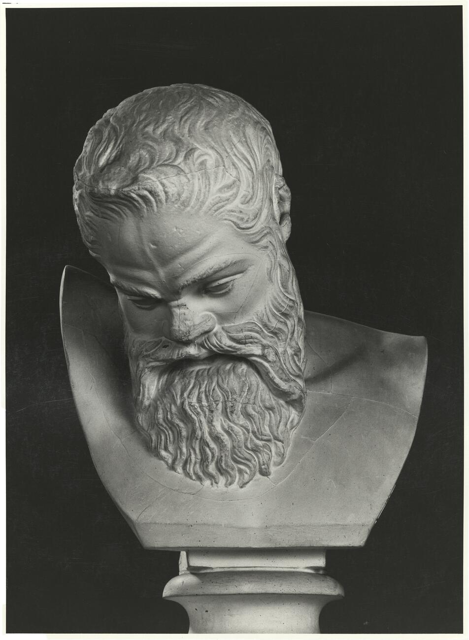 calco di scultura Busto di Marsia 272 photo