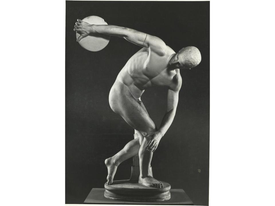 Calco di scultura Discobolo ricostruzione bronzata 278 photo