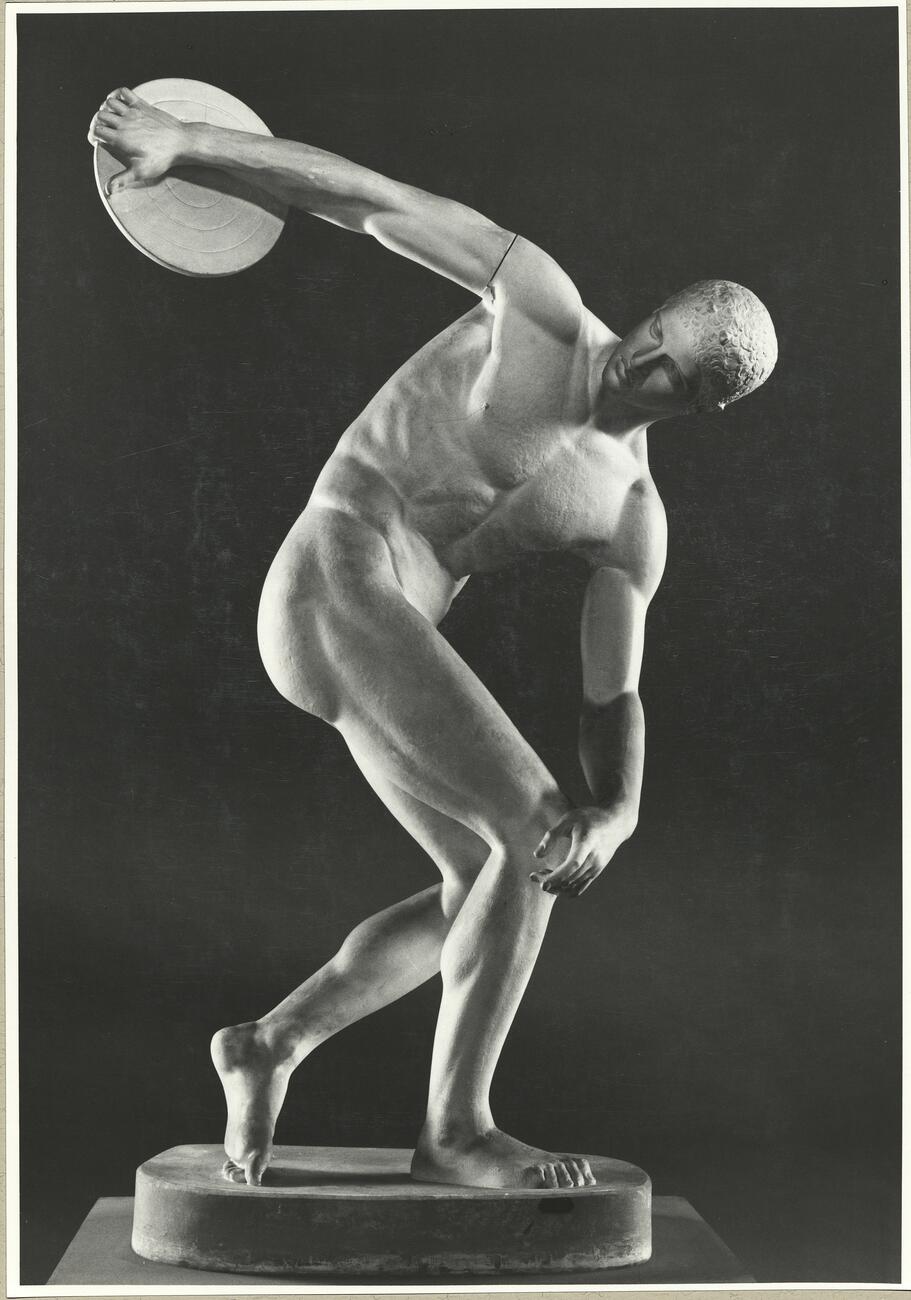 calco di scultura Discobolo: ricostruzione Furtwängler 279 photo