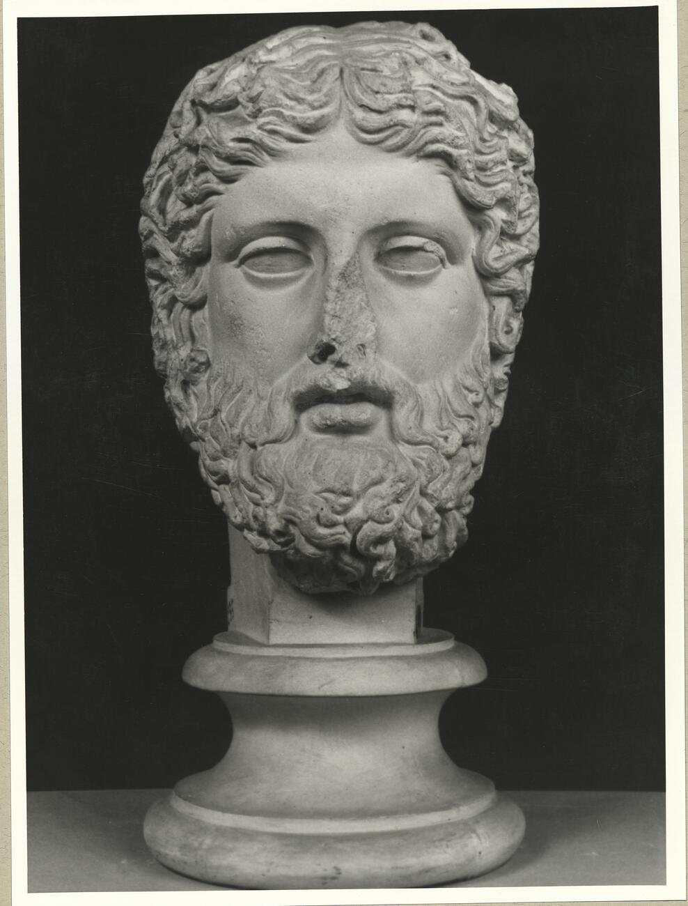 calco di scultura Testa dello Zeus tipo Dresda 285 photo