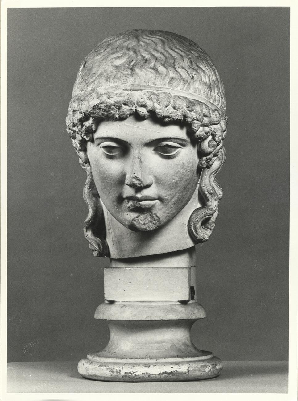 calco di scultura Testa Apollo del Tevere 296 photo