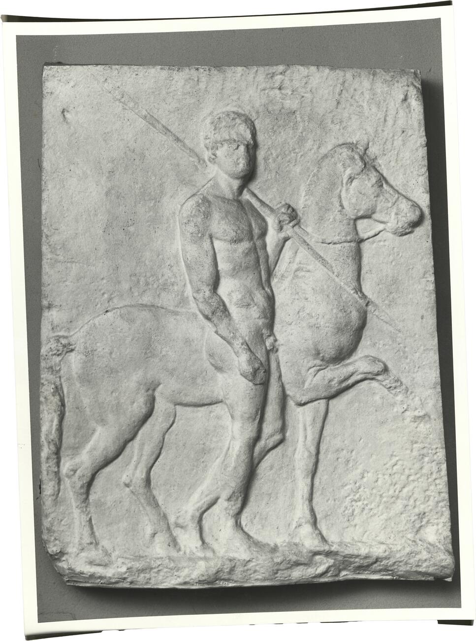 calco di scultura Rilievo di Doriforo 321 photo