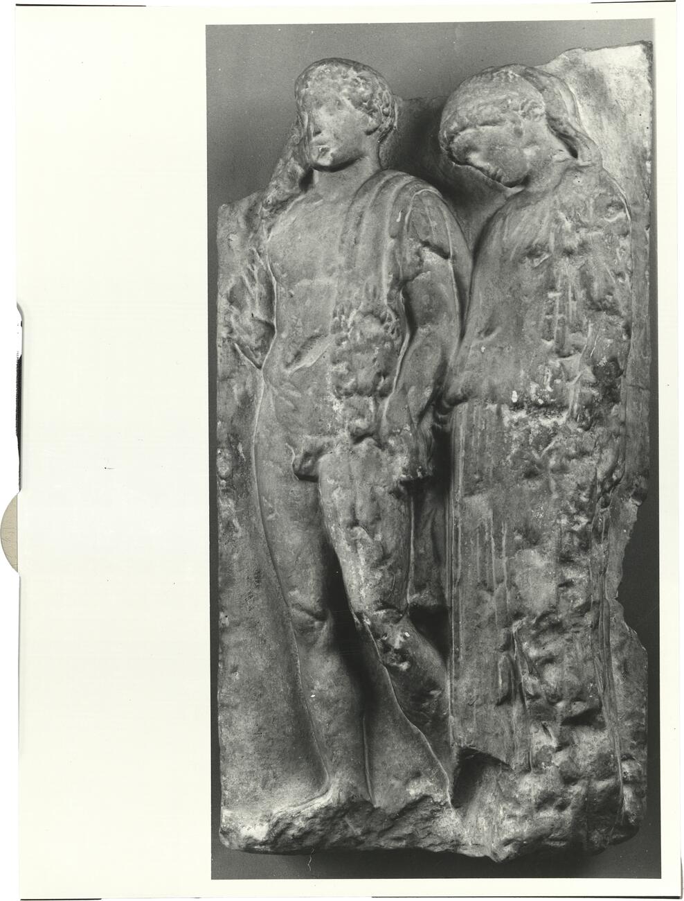 calco di scultura Rilievo da Cirene 334 photo