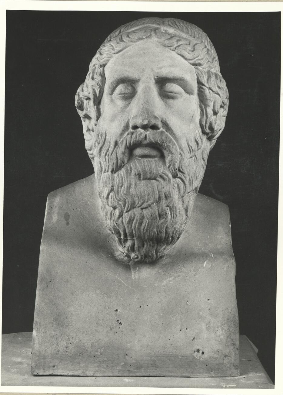 calco di scultura Ritratto di Omero tipo Epimenide 359 photo