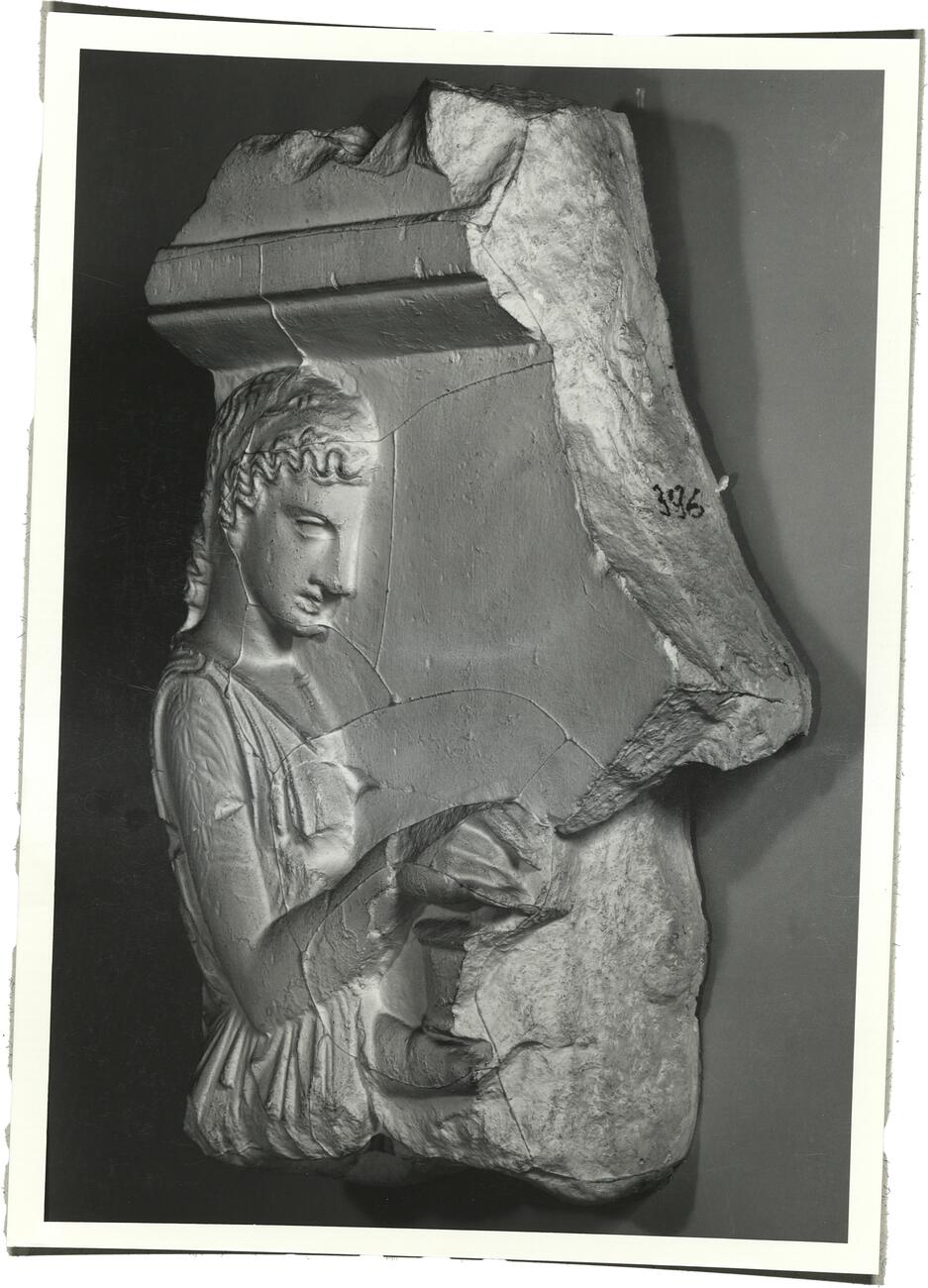 calco di scultura Metopa del lato Nord (?) dell'Ephaisteion: Teseo e Perifete 396 photo