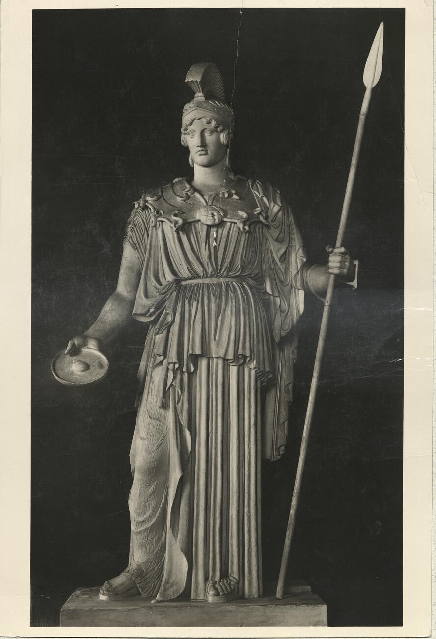 calco di scultura Statua di Atena. Ricostruzione di Rizzo-Amelung. Testa cd. Carpegna e torso cd. Medici. 454 photo