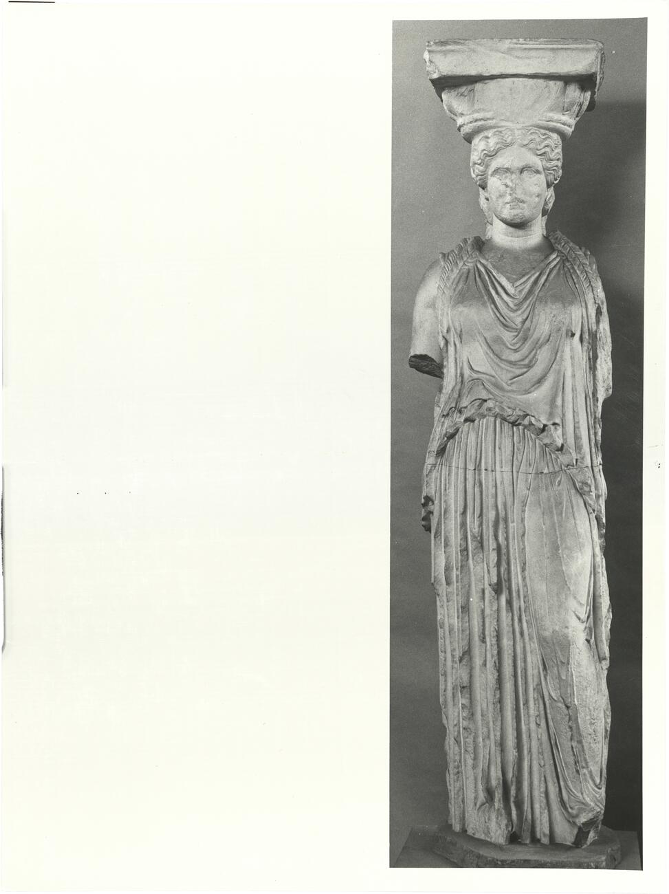 calco di scultura Cariatide del portico sud, da Atene, Eretteo. 482 photo
