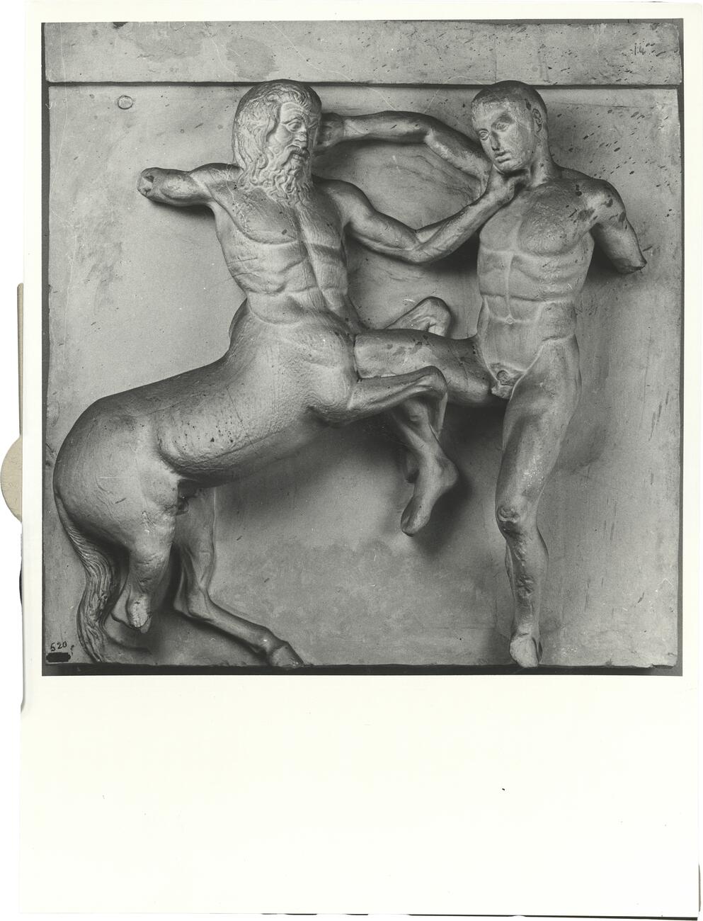calco di scultura Lapita e Centauro, metopa XXXI del lato Sud del Partenone 520 photo
