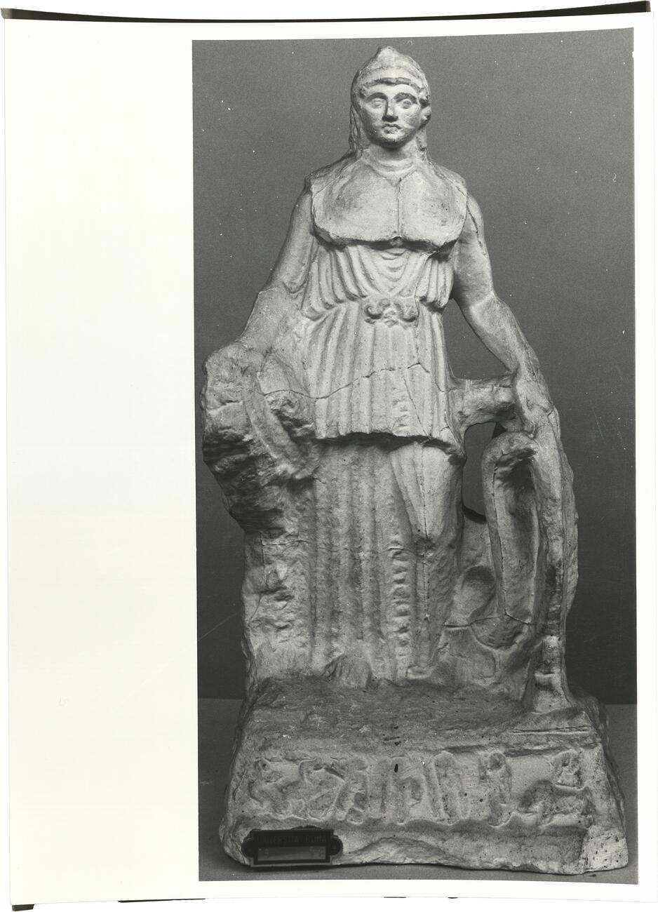 calco di scultura Statuetta di Atena Parthenos, cd. Atena Lenormant 537 photo