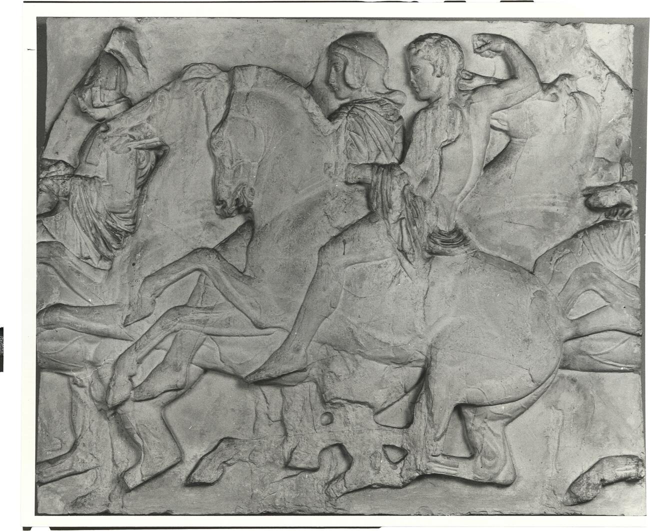 calco di scultura Cavalieri, fregio del lato Nord 554 photo