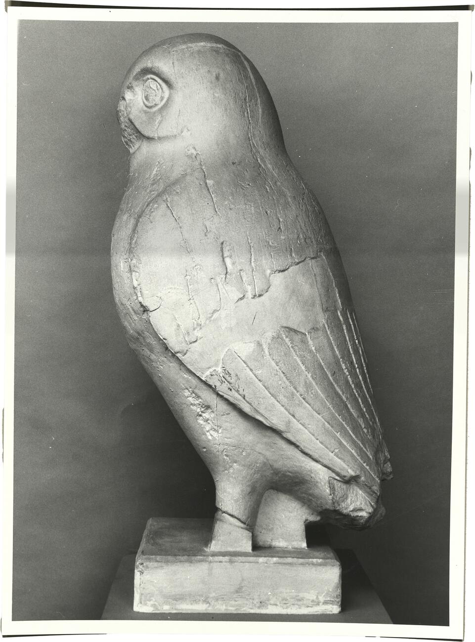 calco di scultura Civetta colossale dell’Acropoli 576 photo