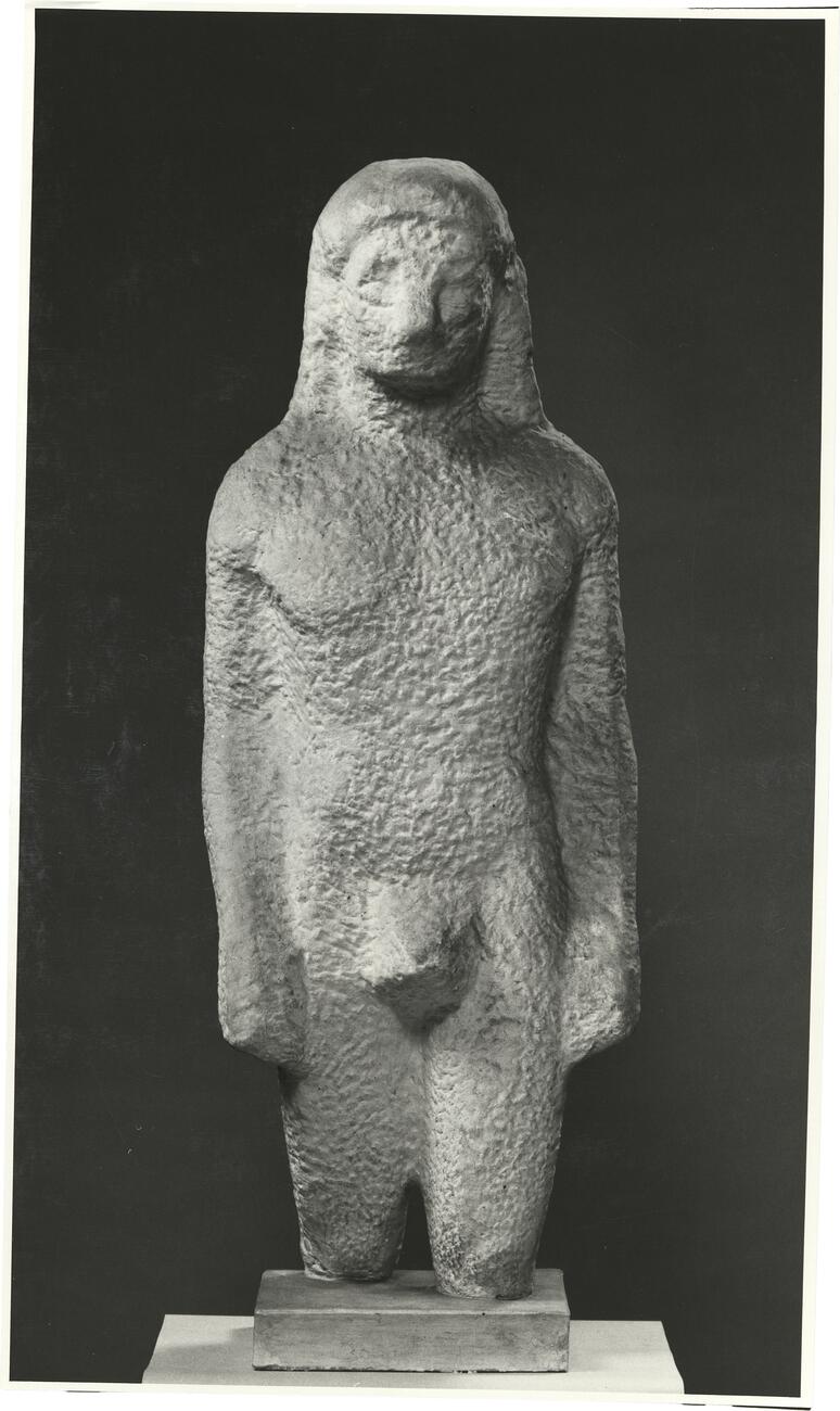 calco di scultura Kouros (sbozzato) da Nasso 60 photo