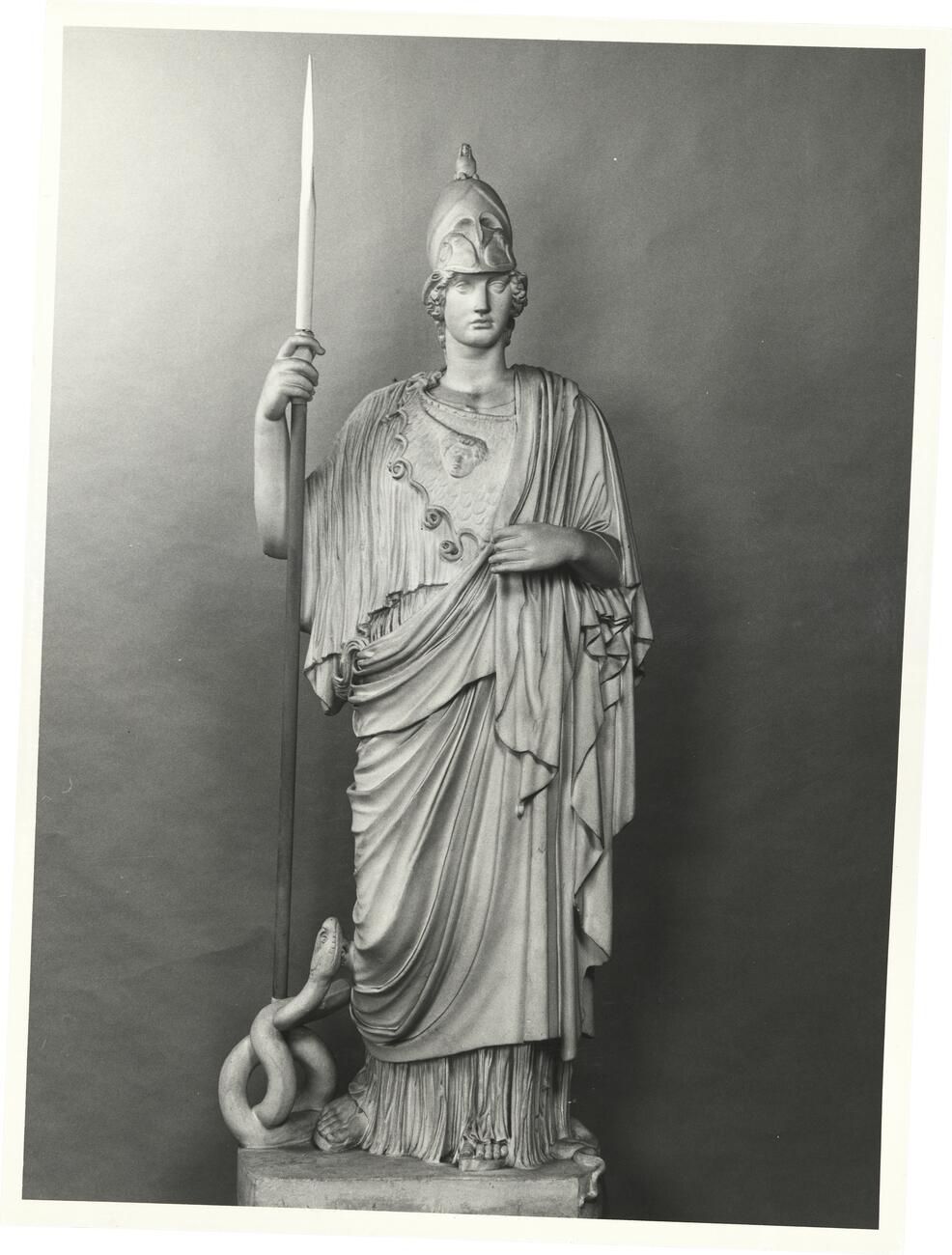 calco di scultura Statua di Atena Giustiniani 626 photo