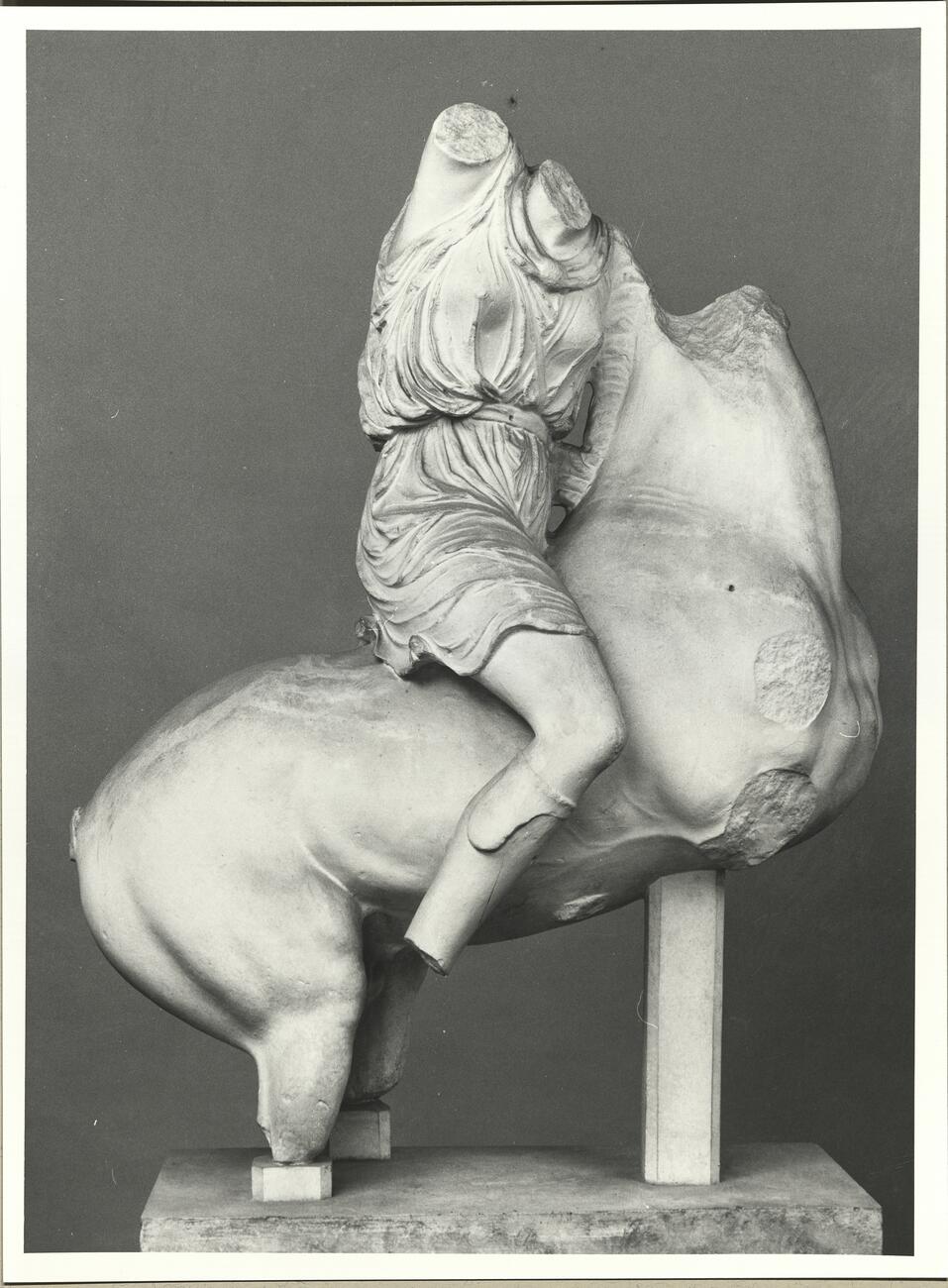 calco di scultura Amazzone a cavallo (c.d. Pentesilea).
Frontone occidentale del Tempio di Asclepio a Epidauro 658 photo