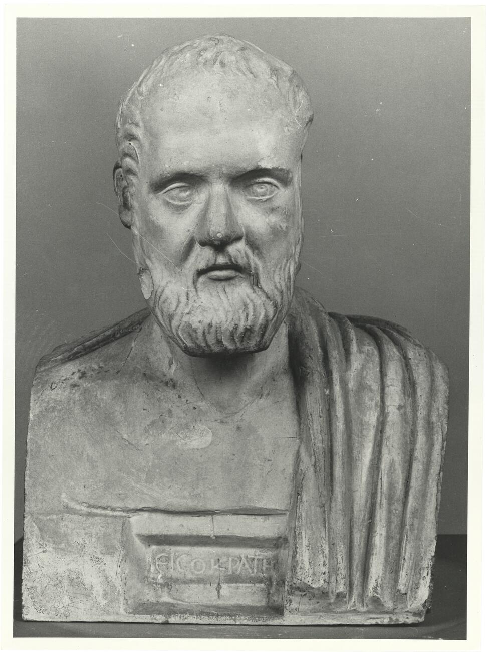 calco di scultura Erma iscritta di Isocrate 676 photo