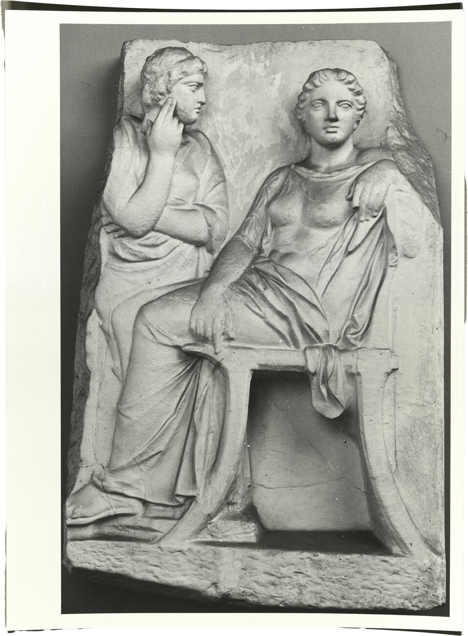 calco di scultura Stele funeraria dal Pireo 700 photo