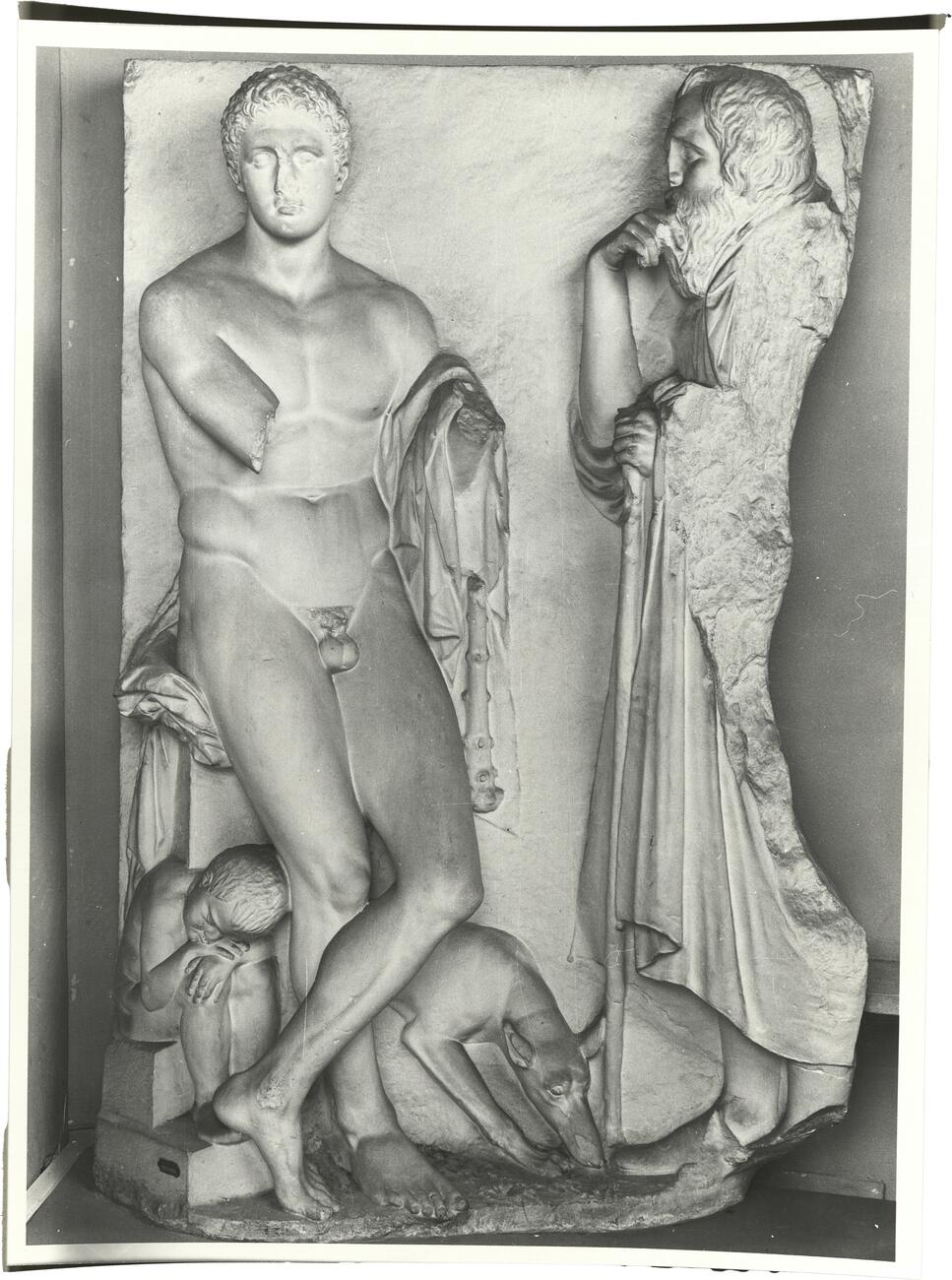 calco di scultura Stele funeraria dell’Illisso 705 photo