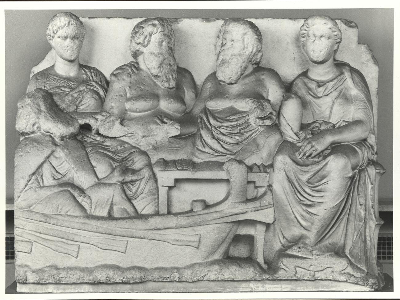 calco di scultura Rilievo funerario di un commerciante marittimo
(c.d. di Charon) 706 photo