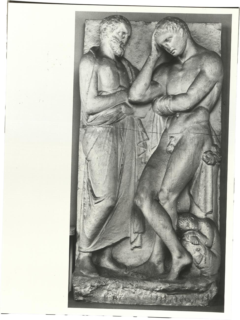calco di scultura Stele funeraria dal Ceramico 707 photo